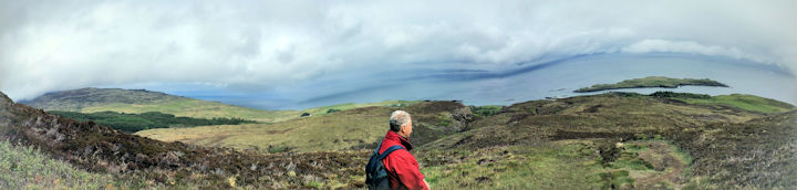 Panorama from Eigg, Photo by Andy Burton