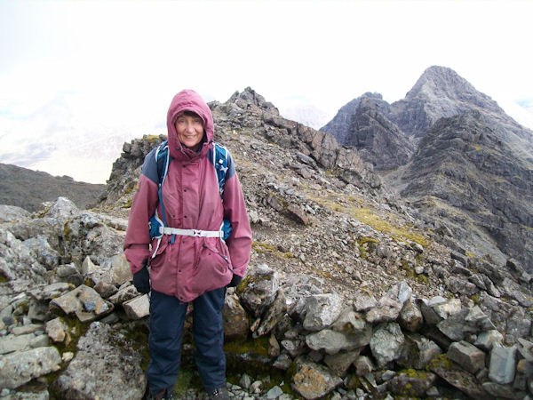 Judy on Bruach na Frithe. Photo by Max Peacock