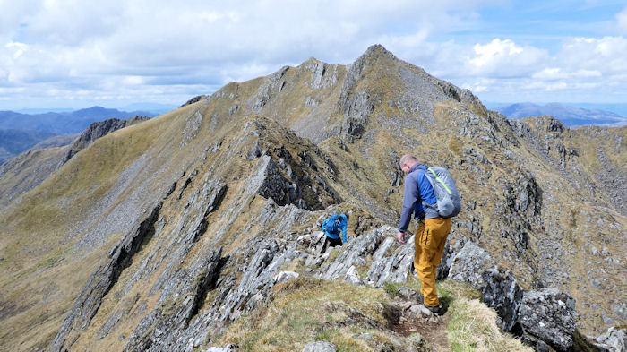 Judy and Ed on the ridge. Photo by Mike Goodyer