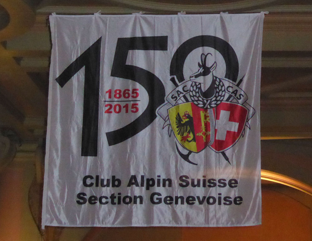 Celebration banner. Photo by Mike Goodyer