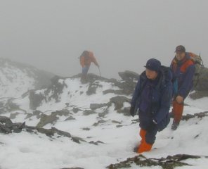 View down Sharp Edge
