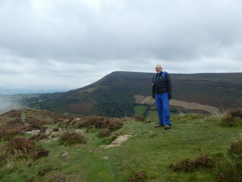 Paul on Crocket Hill with M Troed behind. Photo by Mike Goodyer