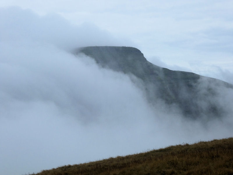 looking towards Pen y Fan. Photo by Mike Goodyer