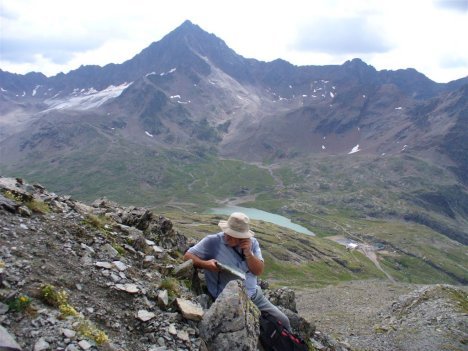 Terry above Lago Bianco