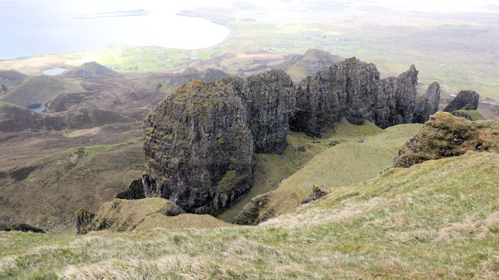 Quiraing looking towards Staffin Island. Photo by Mike Goodyer