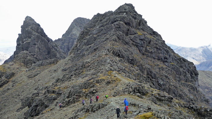 Skye ridge towards Bruach na Frithe. Photo by Ed Bramley