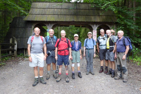 the team on the first day. Photo by Mike Goodyer