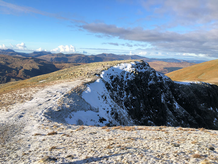 Helvellyn approaches, Photo by Andy Burton