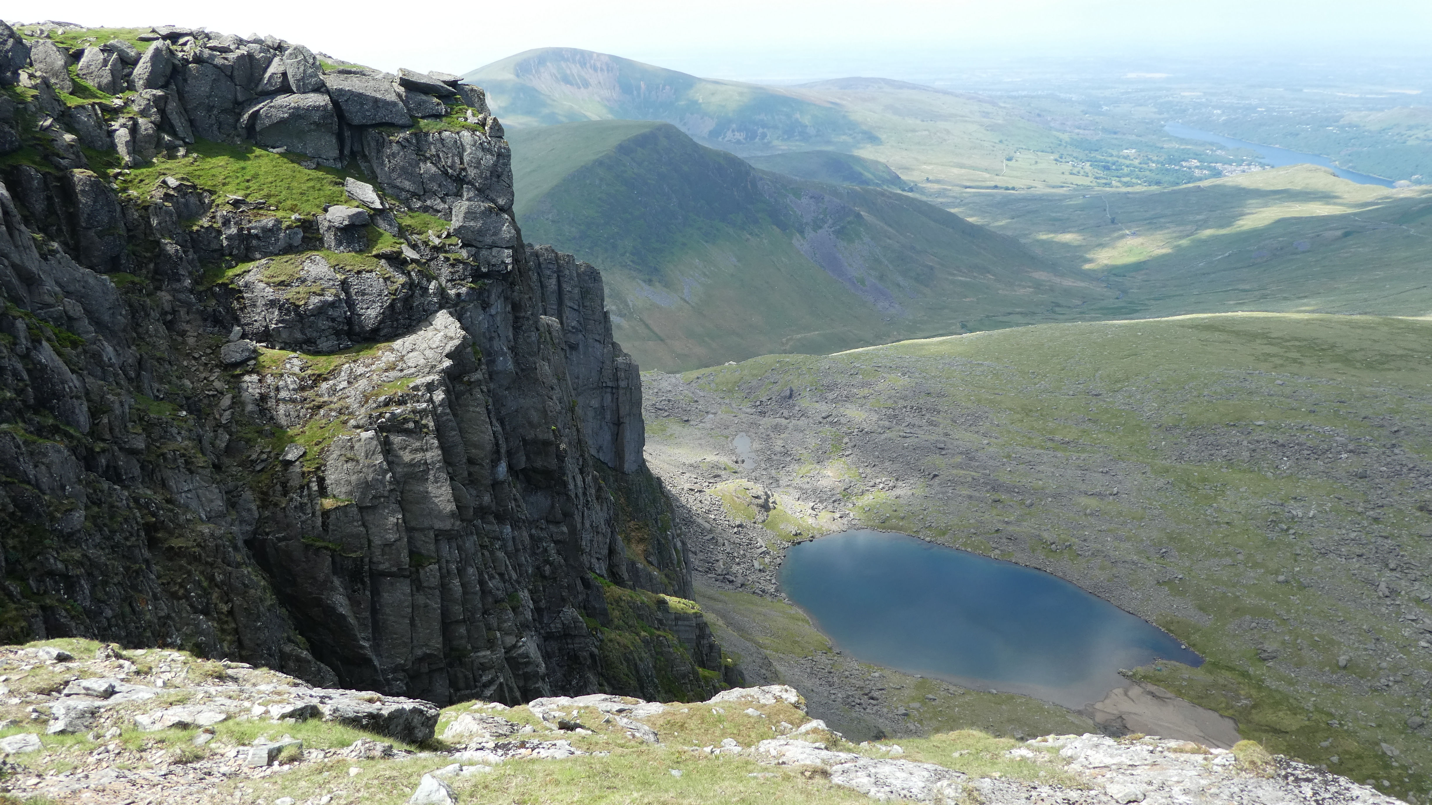View from top of Cloggy on the way back to the hut, Photo by Mike Goodyer